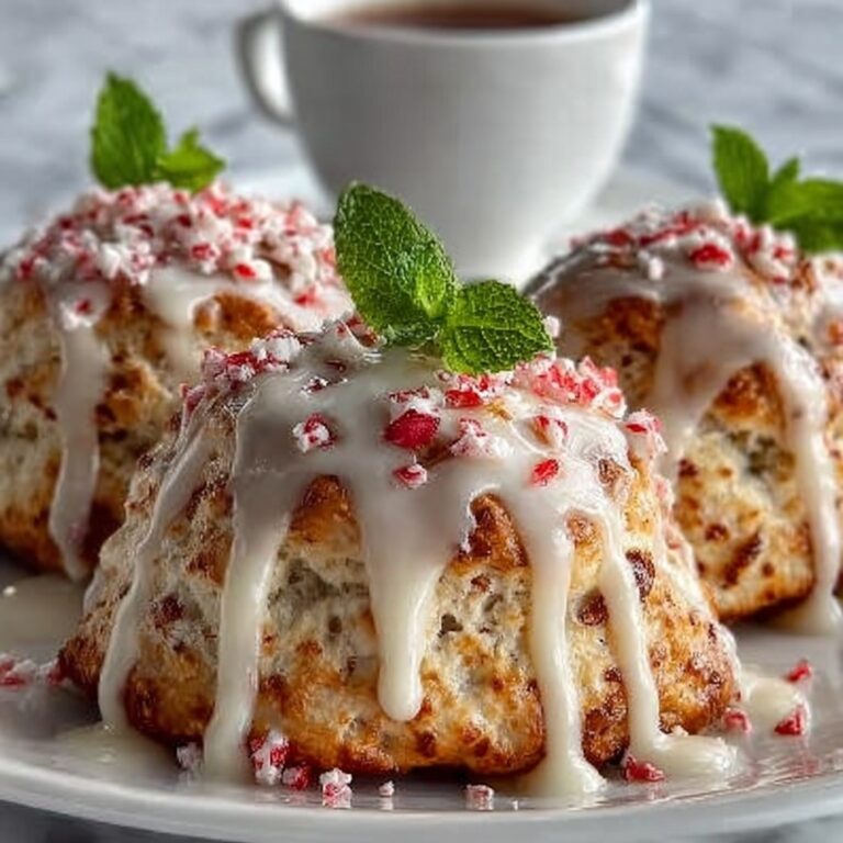 Peppermint White Chocolate Scones Recipe